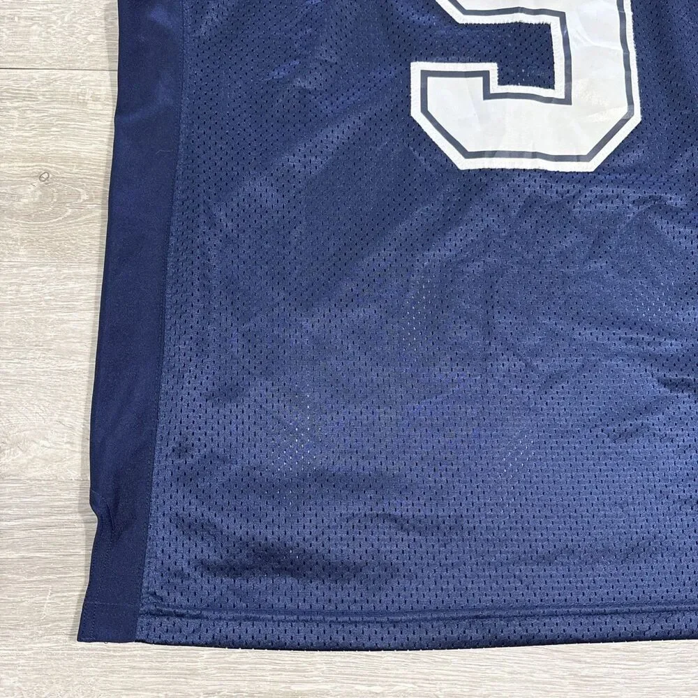 Tony Romo Jersey Dallas Cowboys NFL Reebok Men's Blue Size 50